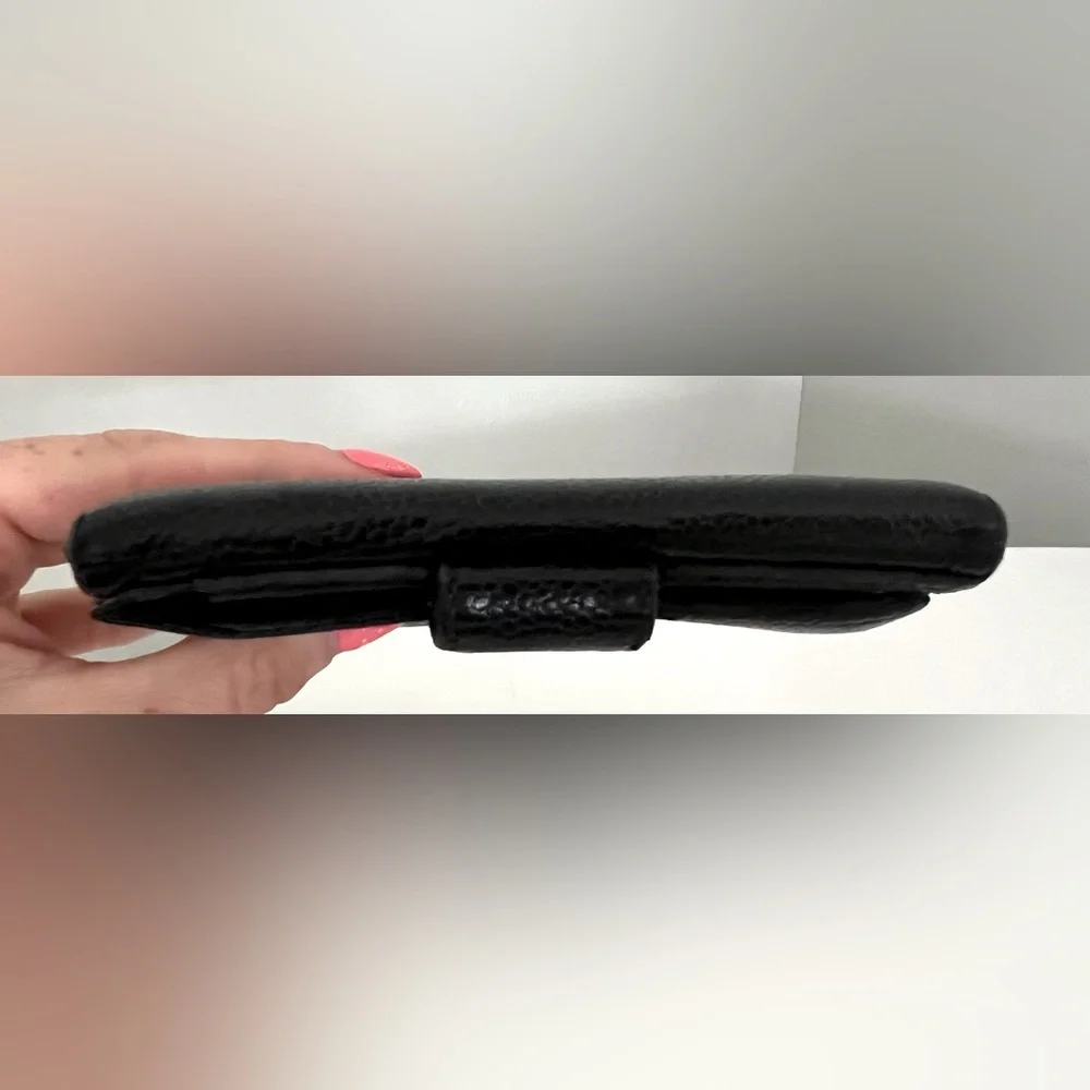 Authentic CHANEL Caviar Black Leather Wallet
